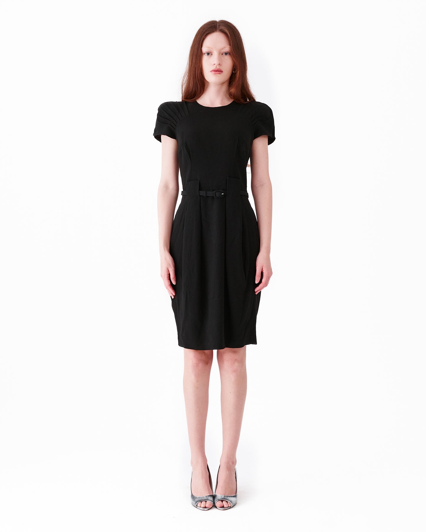 Prada 2009 Black Knee-Length Dress