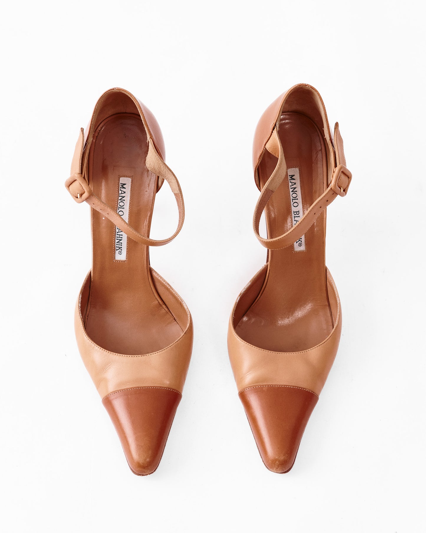 Manolo Blahnik Leather Pumps / Size 39