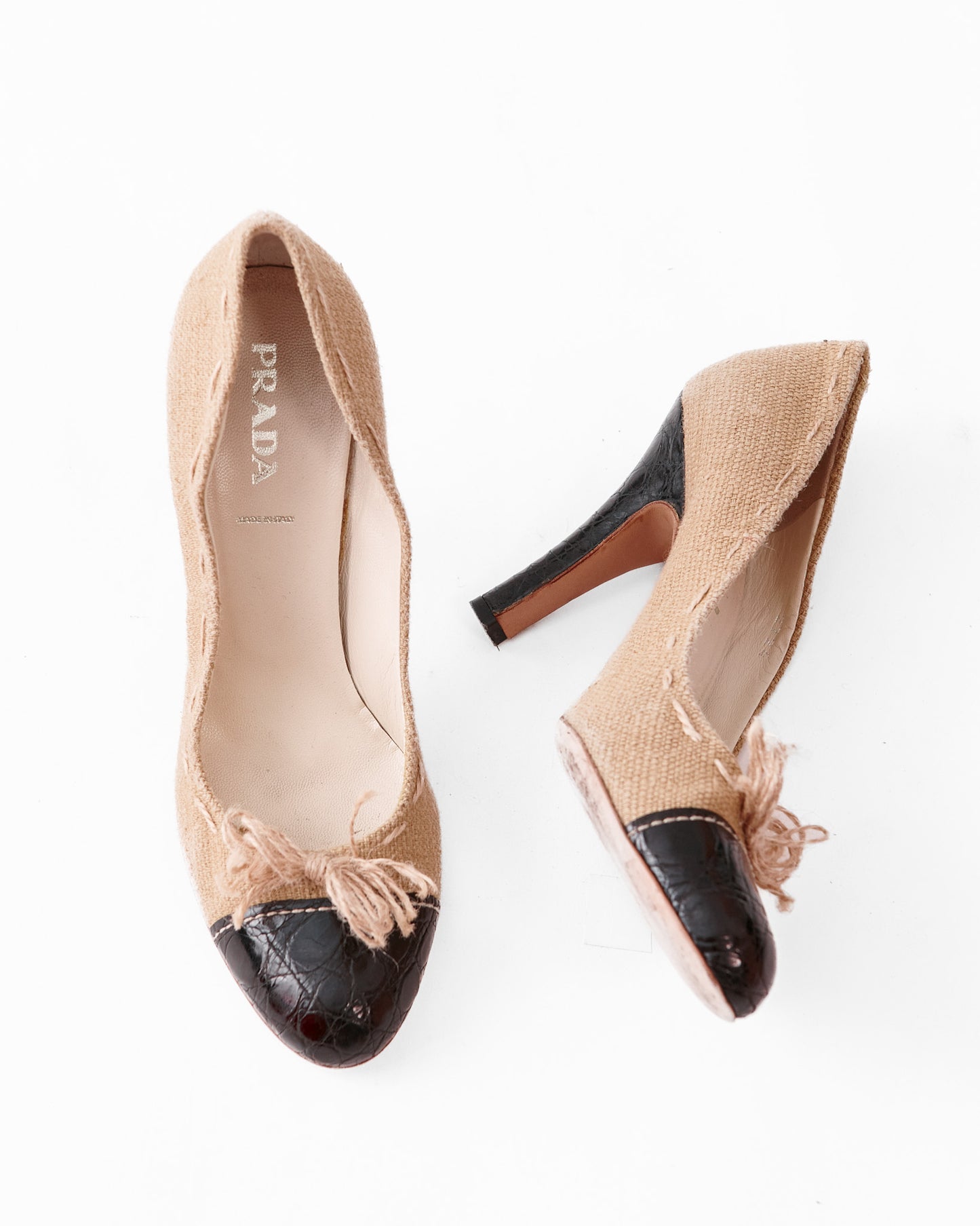 Prada SS 2004 Runway Pumps / Size 38.5