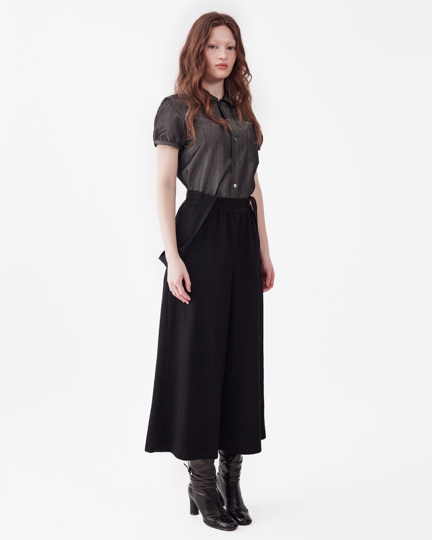 Comme Des Garçons Tricot Gray Button-Up