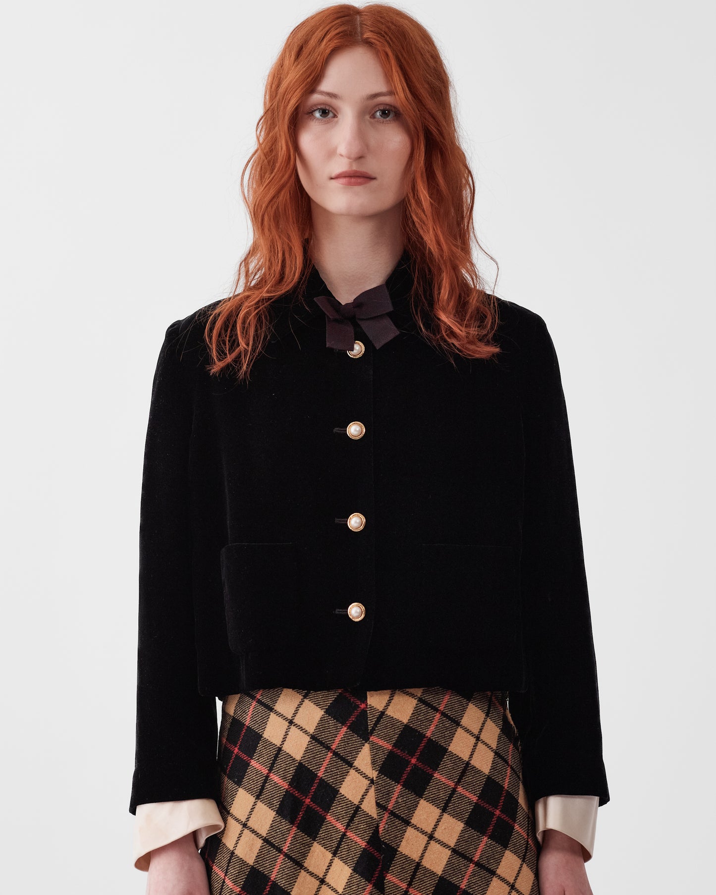Miu Miu Black Velvet Jacket