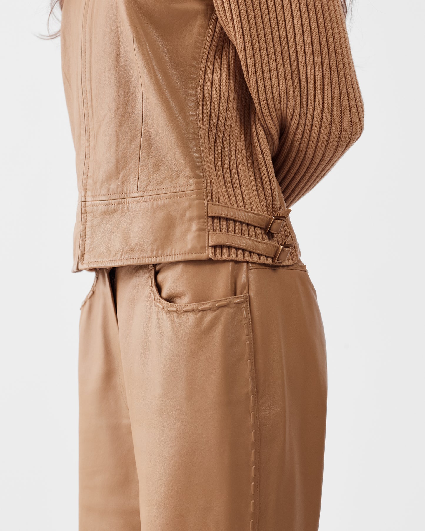 Carlisle Leather Pant Suit