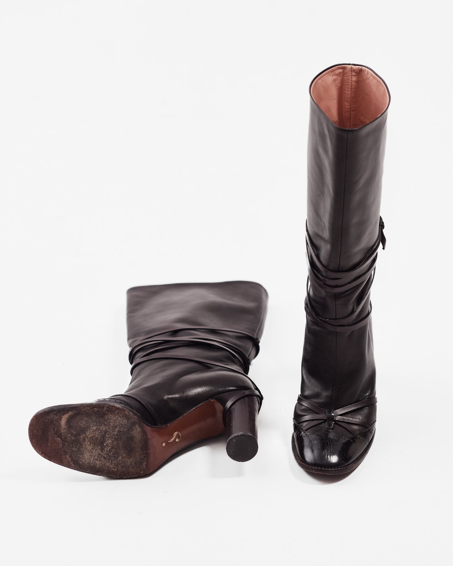 Moschino 2001 Black Boots