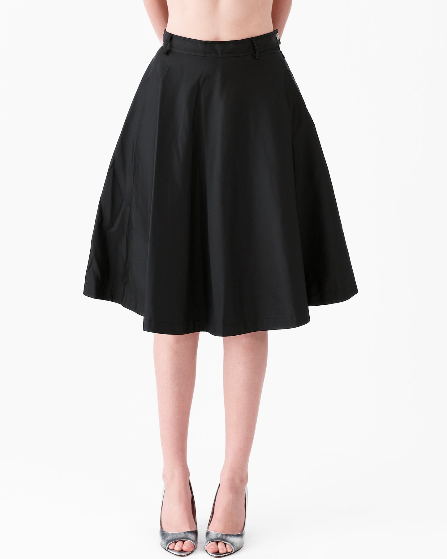 Prada 2013 Black Knee-Length Skirt