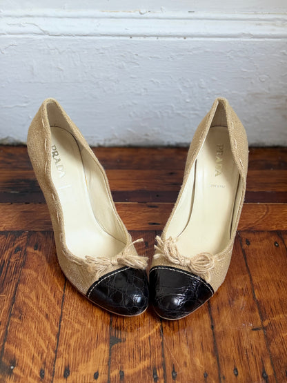 Prada SS 2004 Runway Pumps |38.5