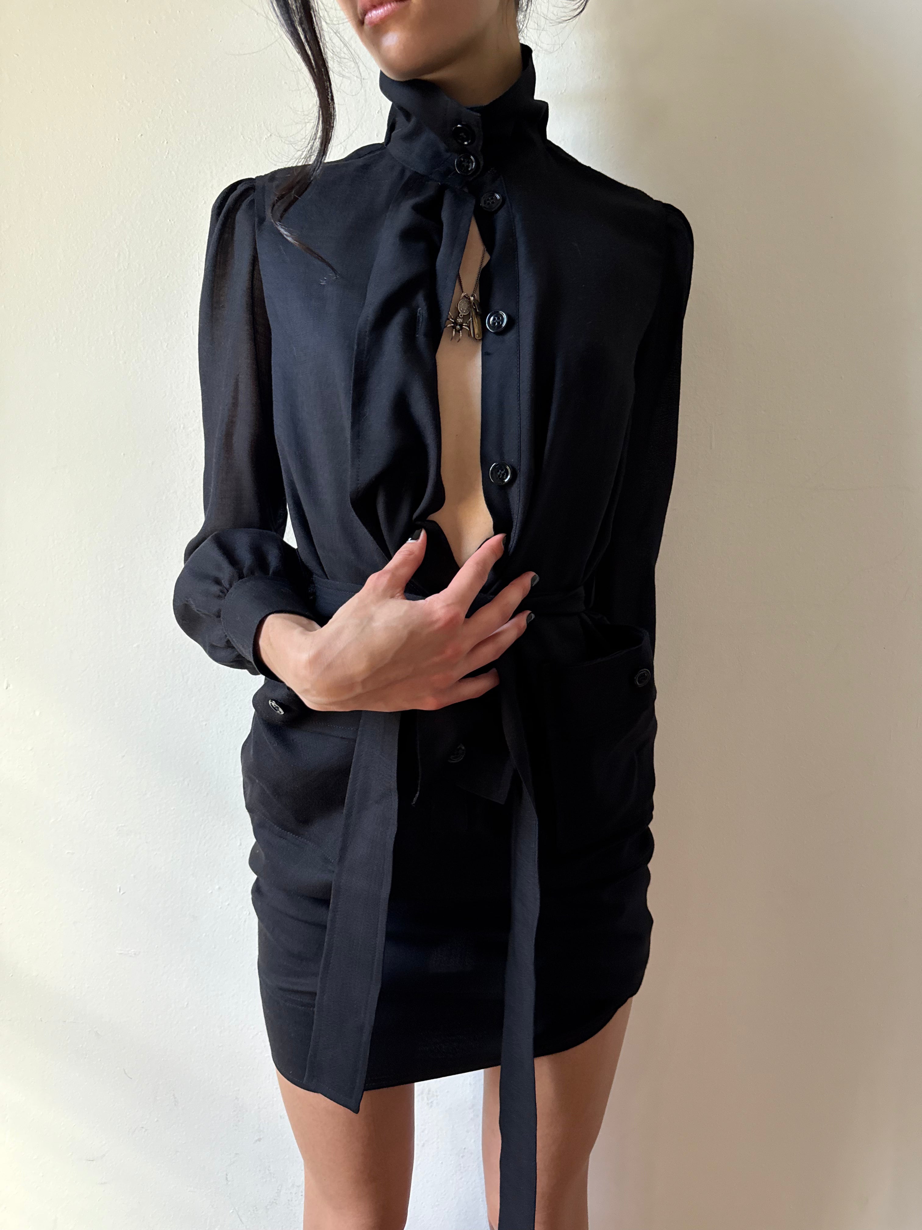 Yves Saint Laurent Black Dress