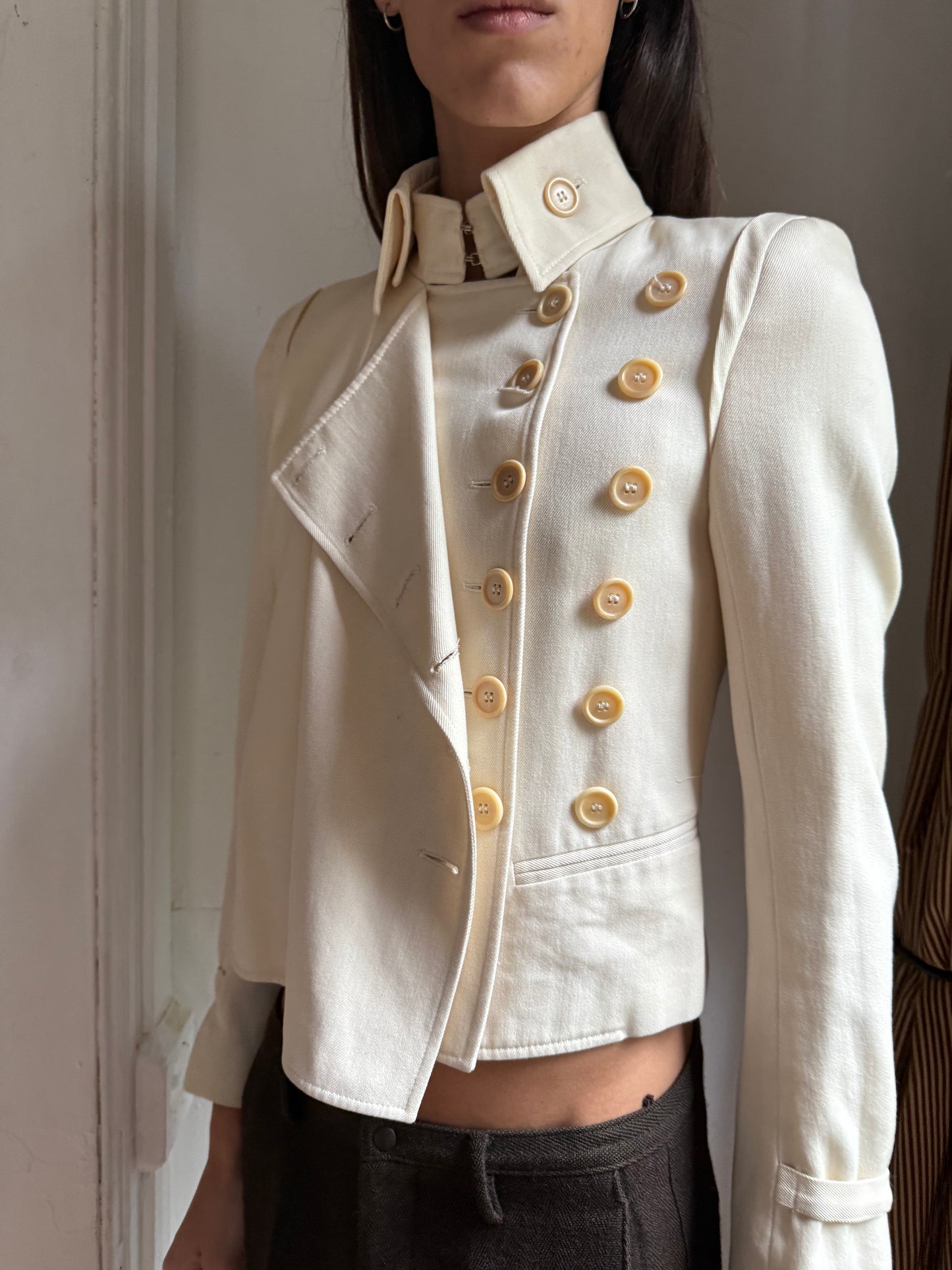 Ann Demeulemeester Cream Jacket