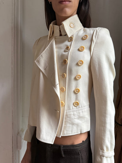 Ann Demeulemeester Cream Jacket