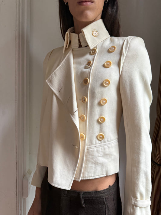 Ann Demeulemeester Cream Jacket