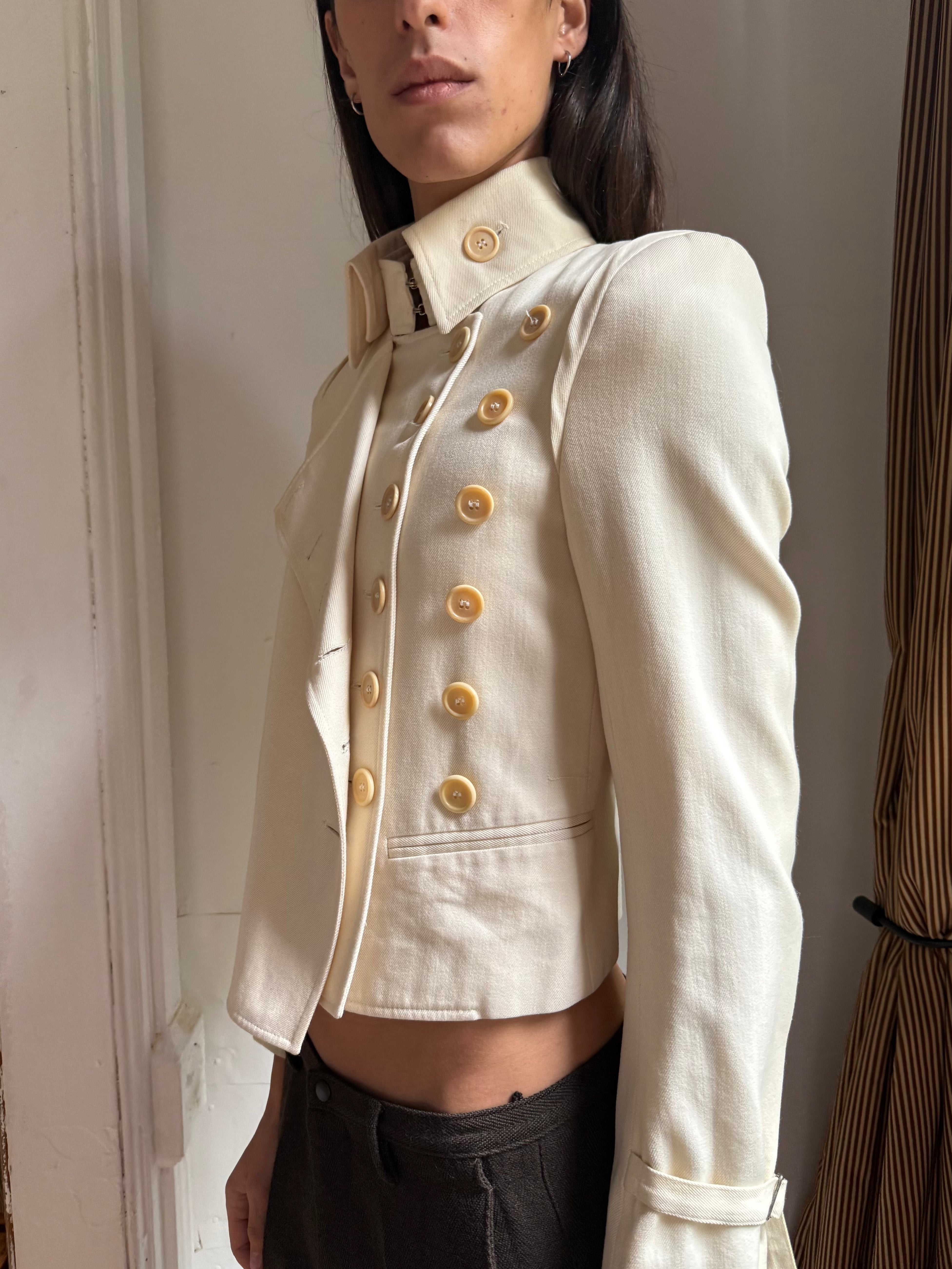 Ann Demeulemeester Cream Jacket