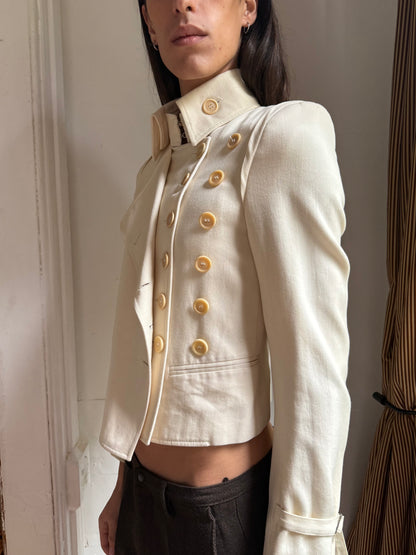 Ann Demeulemeester Cream Jacket