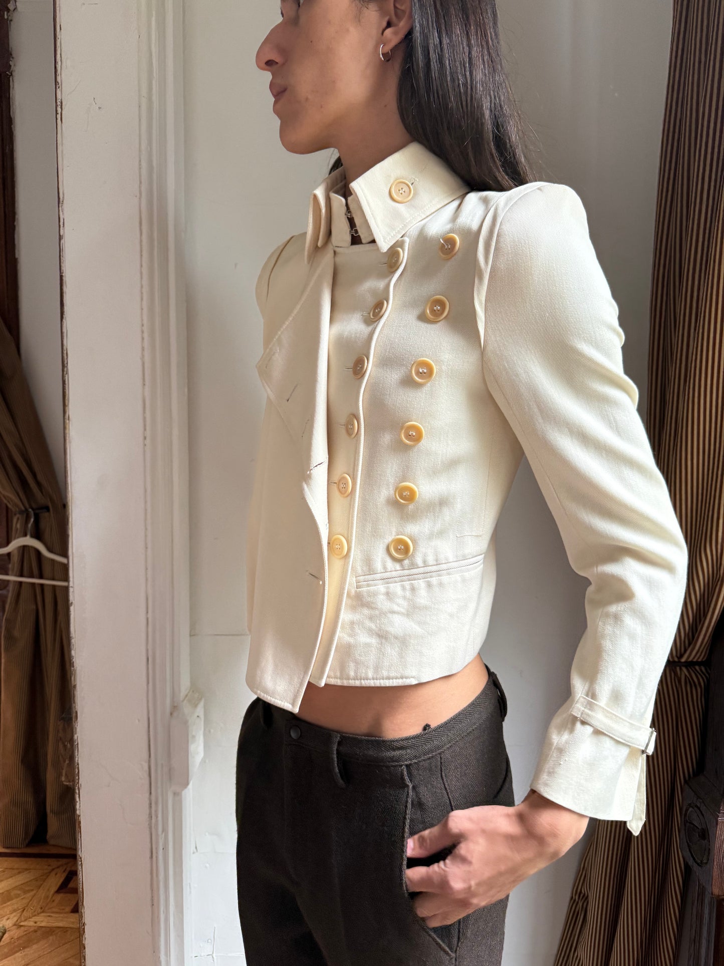 Ann Demeulemeester Cream Jacket