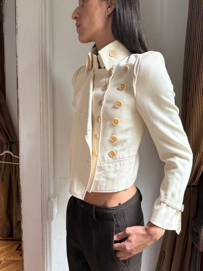 Ann Demeulemeester Cream Jacket