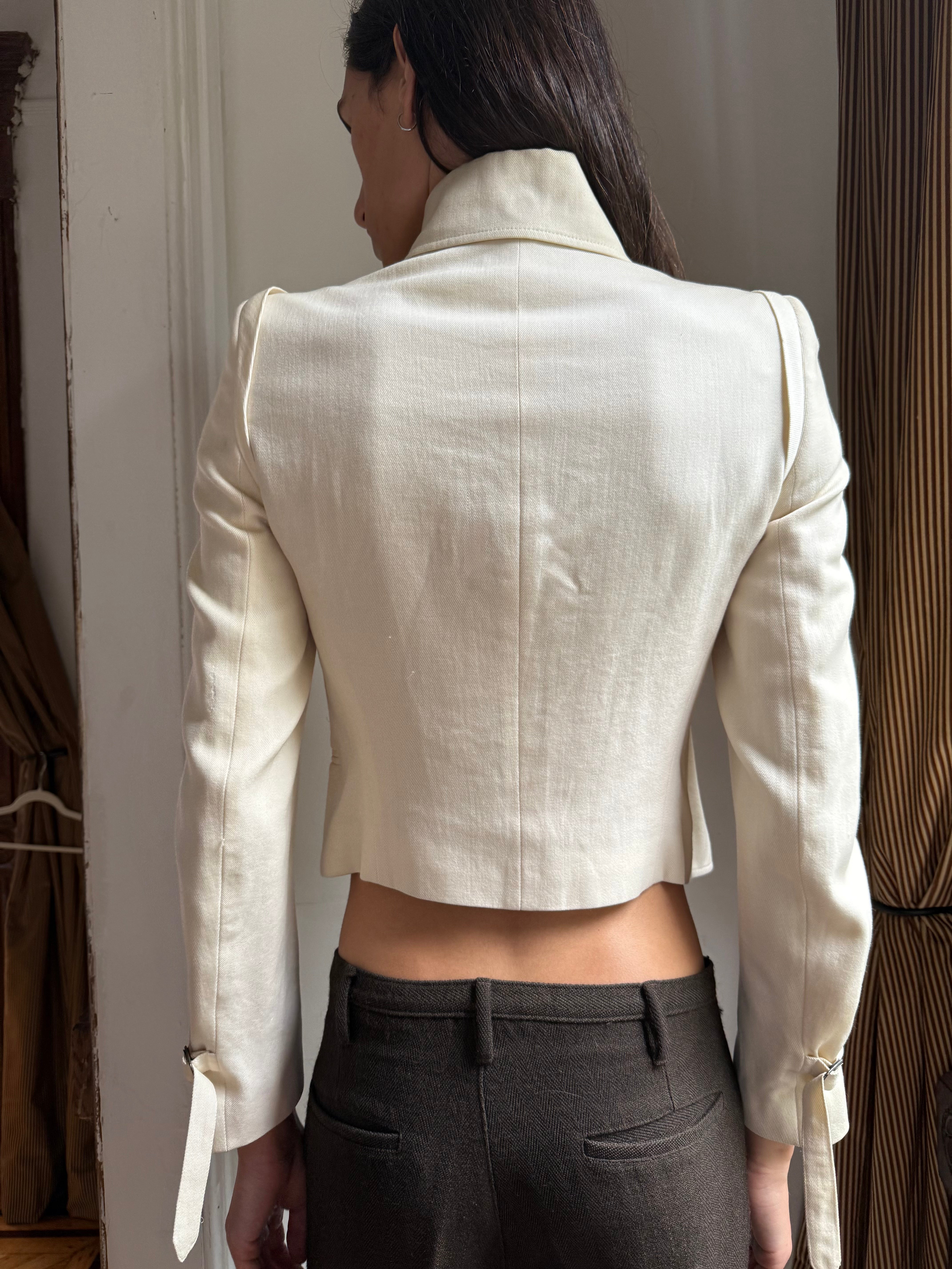 Ann Demeulemeester Cream Jacket