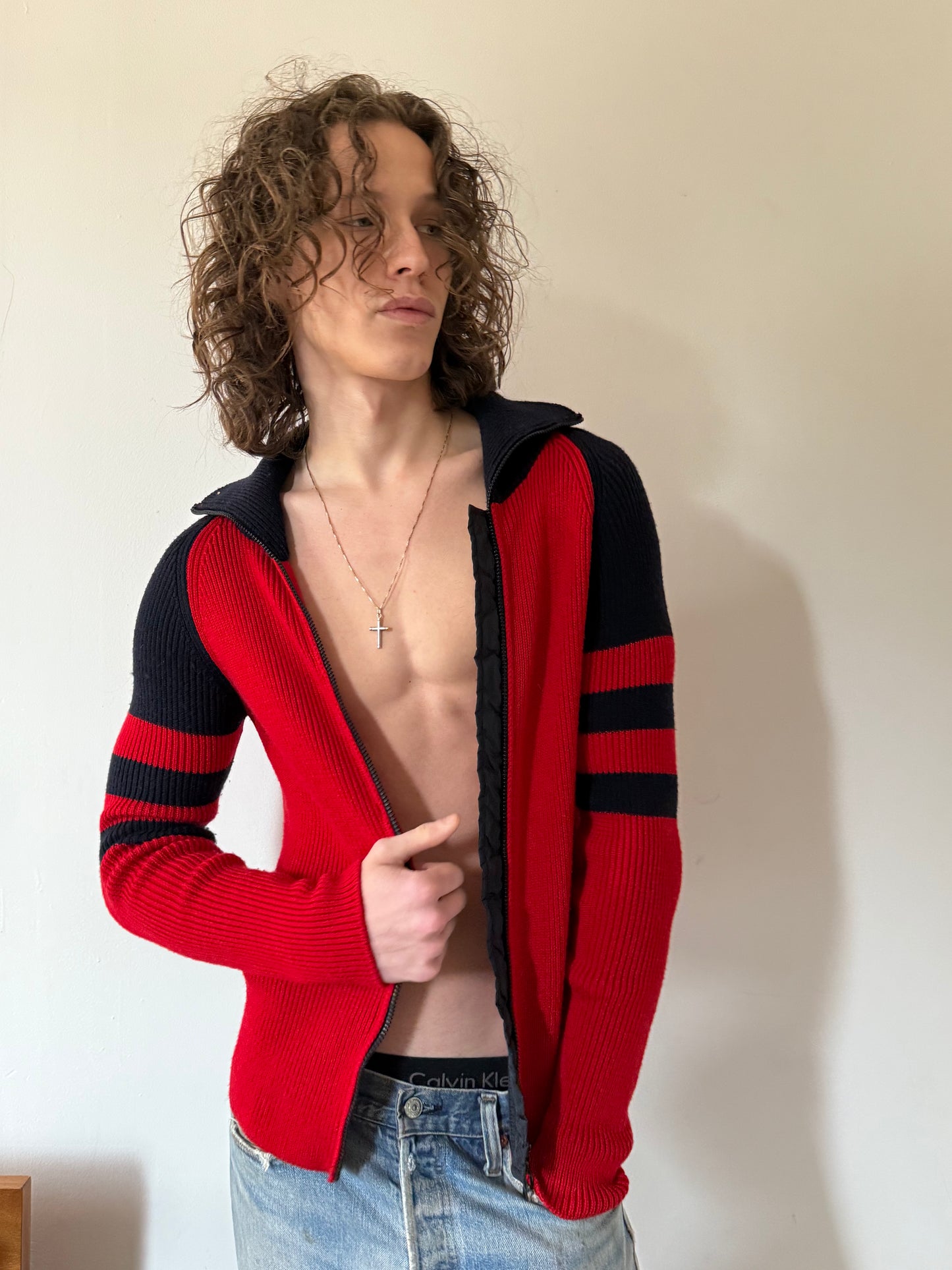 Prada Sport Zip-Up Sweater