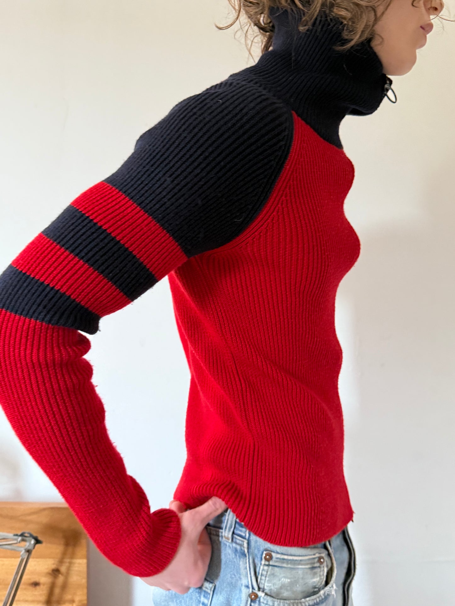 Prada Sport Zip-Up Sweater