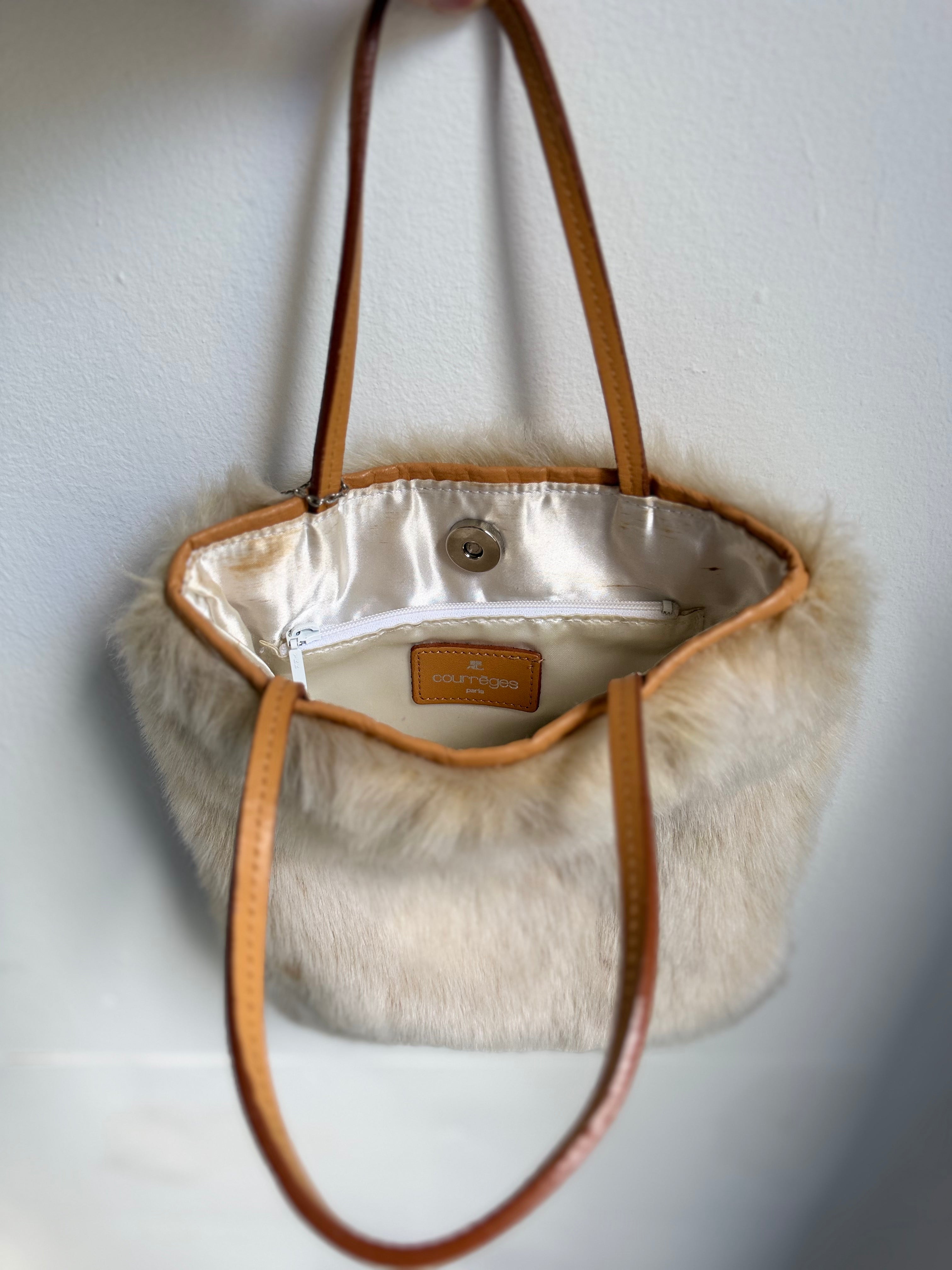Courrèges Fur Bag