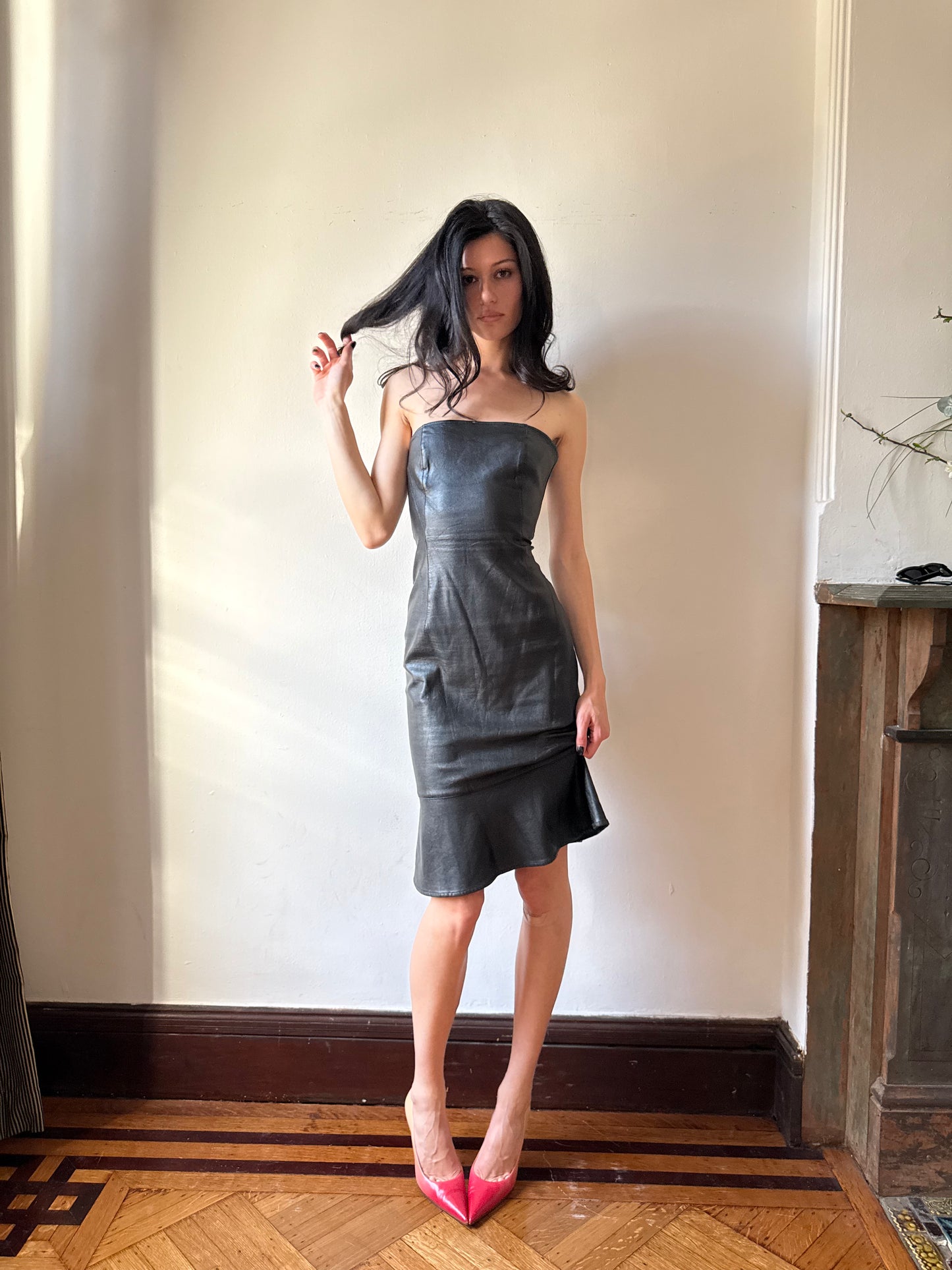 Moschino Leather Dress