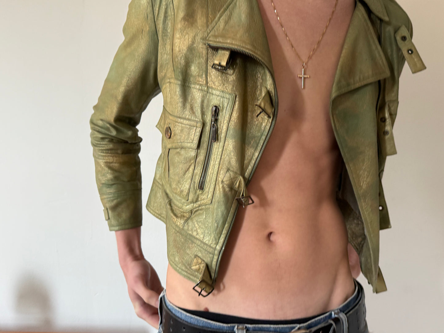 John Galliano Leather Jacket
