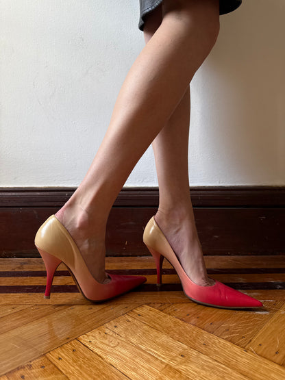 Prada Ombré Pointed Heels