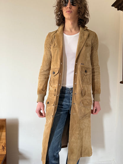 Dsquared² Suede Trench Coat