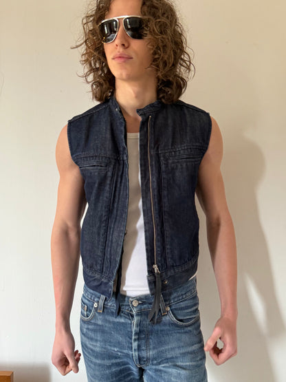 MM6 3 Ways Denim Vest