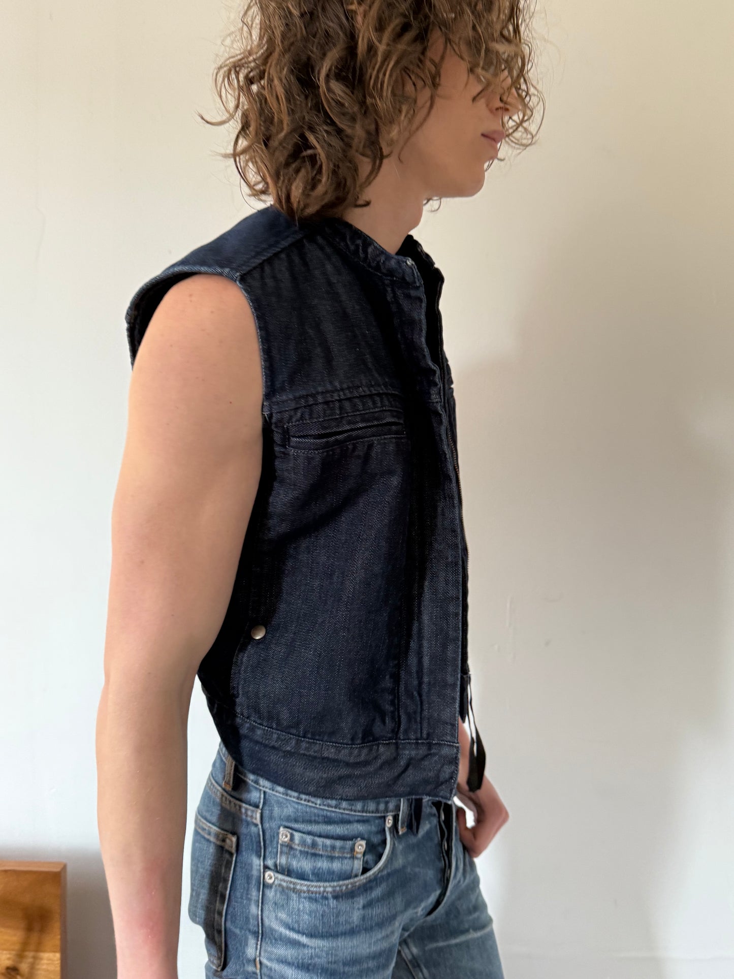 MM6 3 Ways Denim Vest