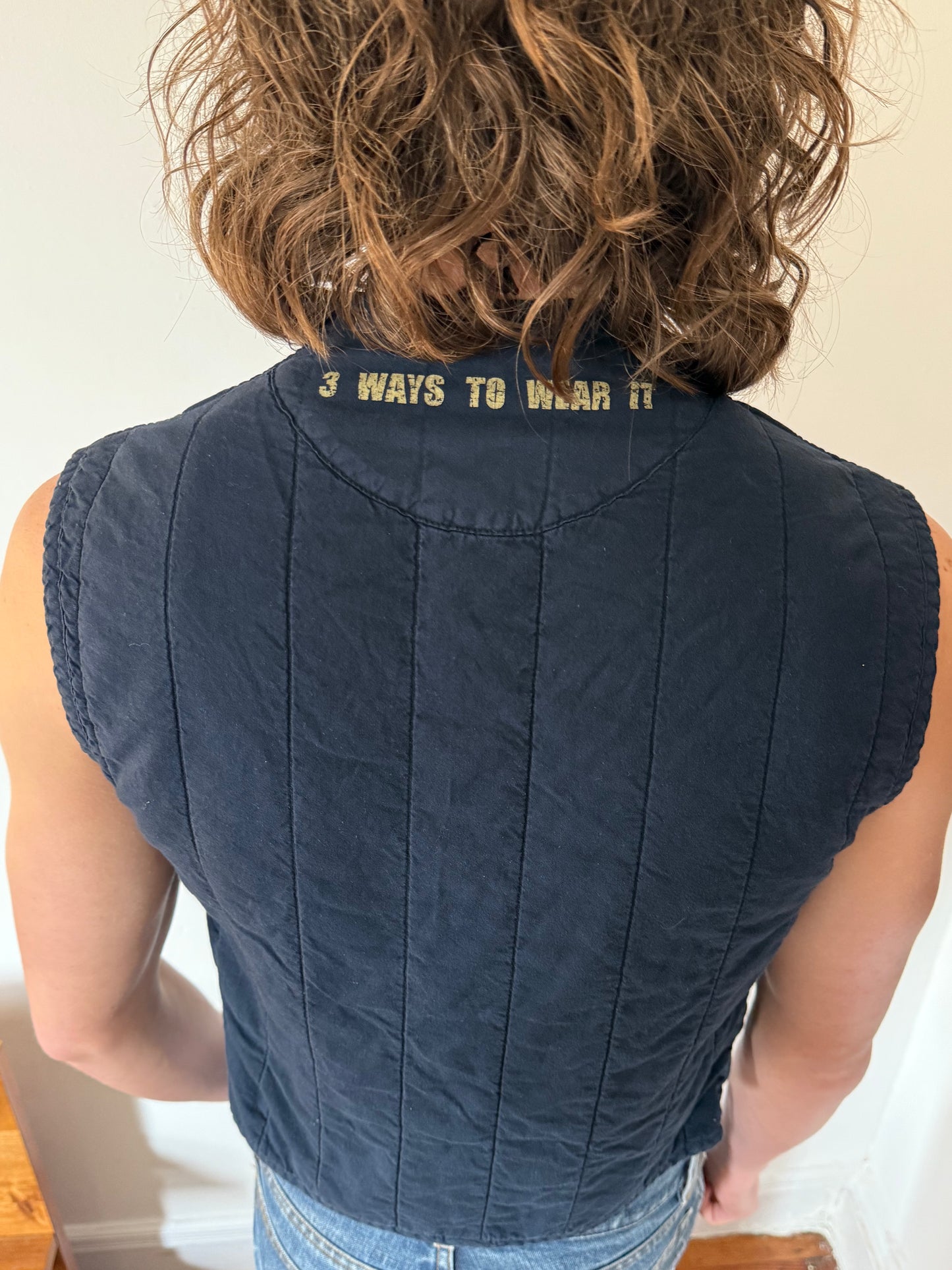 MM6 3 Ways Denim Vest