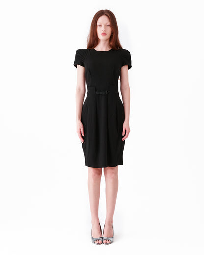 Prada 2009 Black Knee-Length Dress