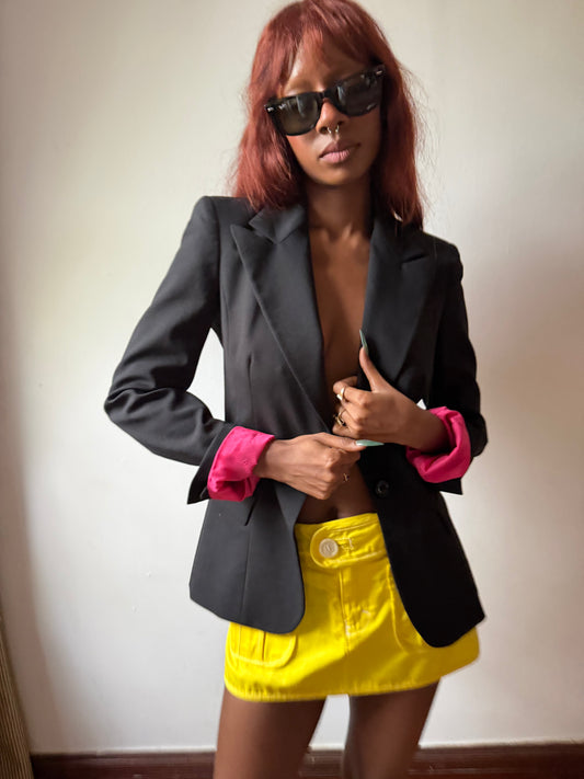 Dsquared2 SS 2005 Yellow Mini Skirt