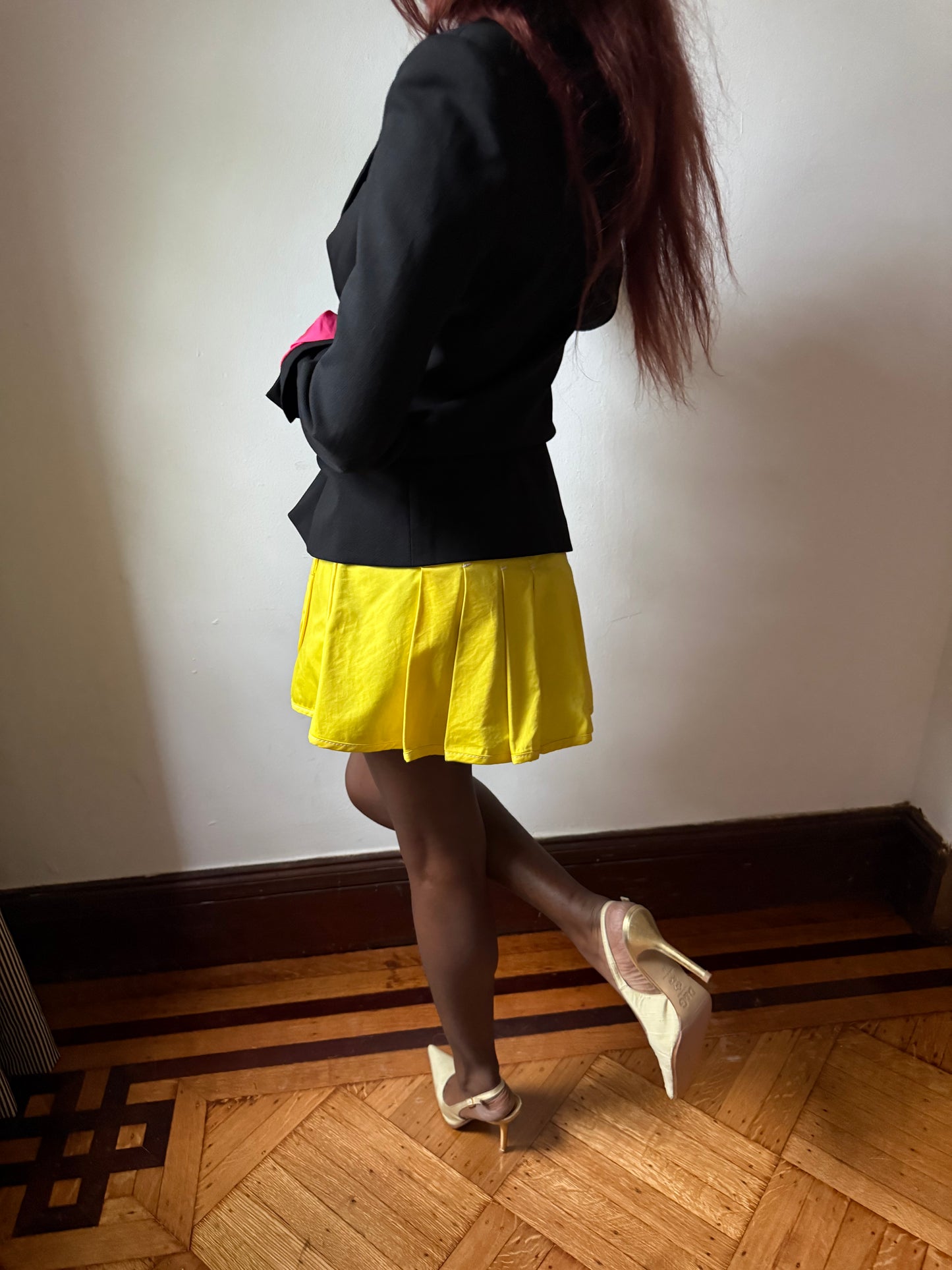 Dsquared2 SS 2005 Yellow Mini Skirt