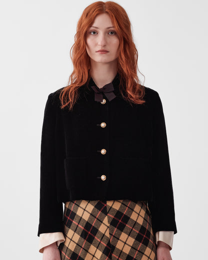 Miu Miu Black Velvet Jacket