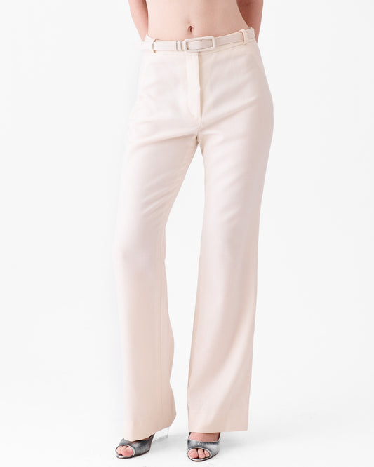 Balenciaga Vintage Wide Leg Pants W/ Belt