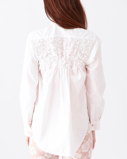 Comme Des Garçons Ruched Button Down
